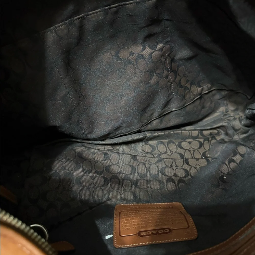 Vintage Coach Ergo Leather Hobo Bag - Picture 3 of 4